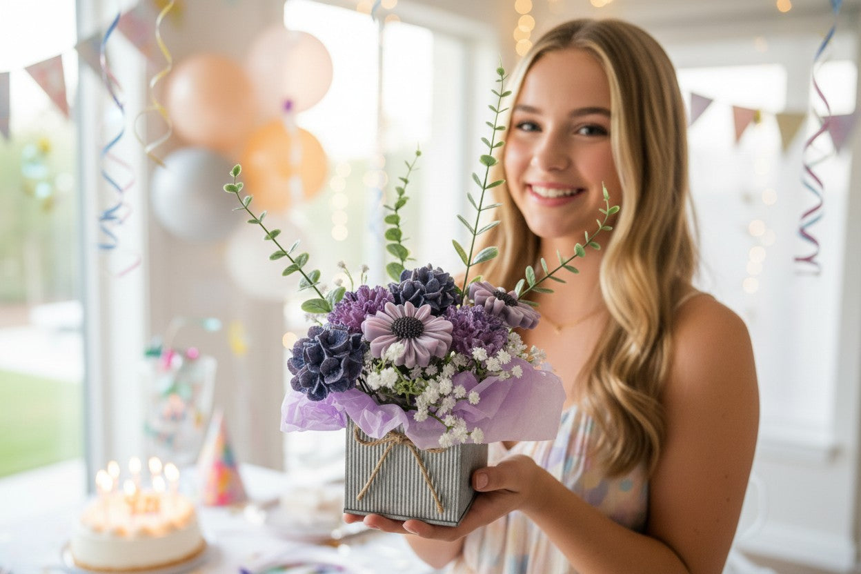 Amethyst Luxe Candle Bouquet