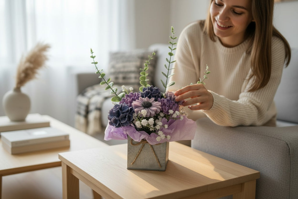 Amethyst Luxe Candle Bouquet