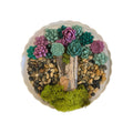 Succulent Tree Candle Mini Garden